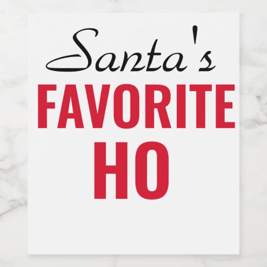 GRAPPIGE KERSTWIJN etiketten- Kerst wijnglas Wijn Etiket (Enkel label)