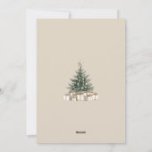 Grappige Kerstwinkel Foto  Feestdagenkaart (Achterkant)