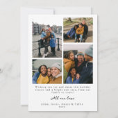 Grappige Kerstwonder Foto Vakantiewenskaart Kaart (Achterkant)