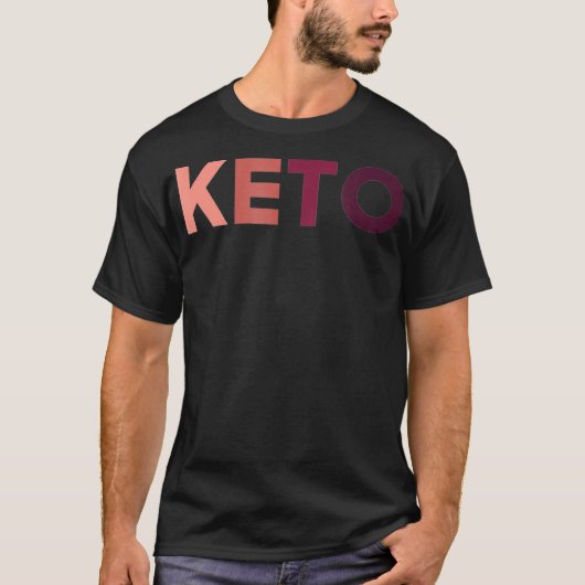 Grappige Keto Dieet Test Strips Gekleurde T  T-shirt (Voorkant)