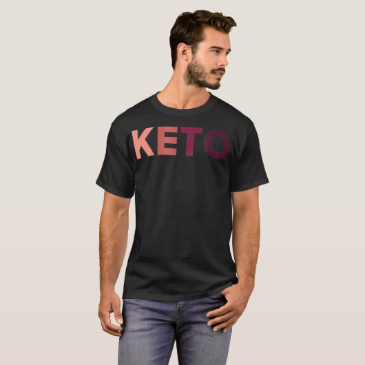 Grappige Keto Dieet Test Strips Gekleurde T T-shirt (Voorkant volledig)