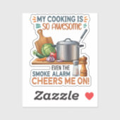 Grappige keuken offerte ontwerp (2) sticker (Vel)