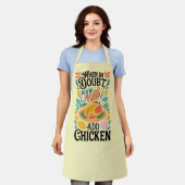 Grappige Keuken Serie Design #9 Schort (Gedragen)