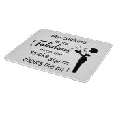 Grappige keuken woord kunst snijplank (Hoek)