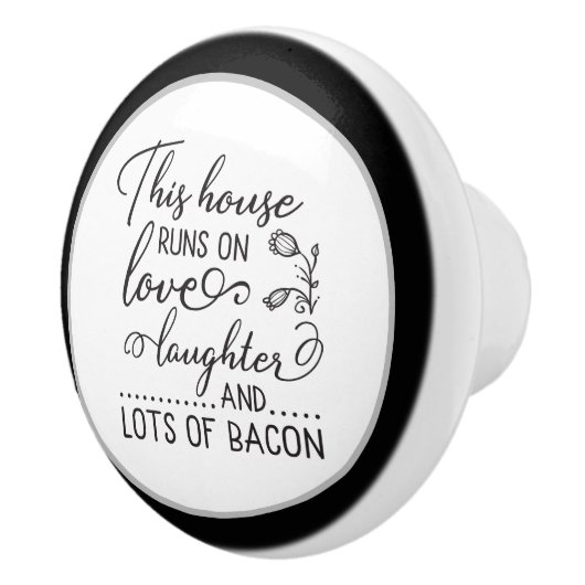 grappige keuken woorddecor keramische knop (Rechts)