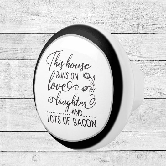 grappige keuken woorddecor keramische knop