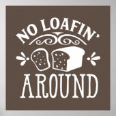 grappige keukenbrood poster (Voorkant)