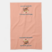 Grappige Keukenhanddoek voor Dessert (Verticaal)