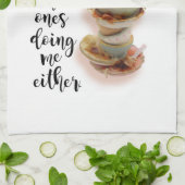 Grappige keukenhanddoek voor het afdrogen van de v (Gevouwen)