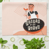 Grappige keukenhanddoek voor papa, papa van de pat (Gevouwen)