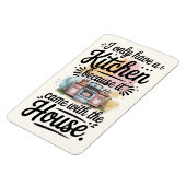 Grappige keukenmagneet - perfect cadeau voor huise magneet (Linkerzijde)