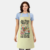 Grappige keukenserie ontwerp #11 schort (Gedragen)
