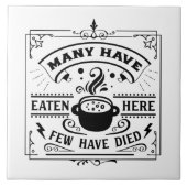 grappige keukenwoordkunst tegeltje (Voorkant)