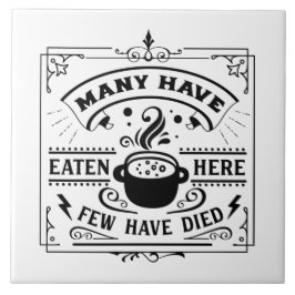 grappige keukenwoordkunst tegeltje