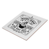 grappige keukenwoordkunst tegeltje (Zijkant)