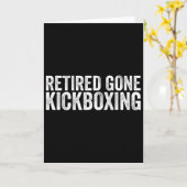 Grappige Kickboksen Liefhebber Citaten Muay Thai K Kaart (Gele Bloem)
