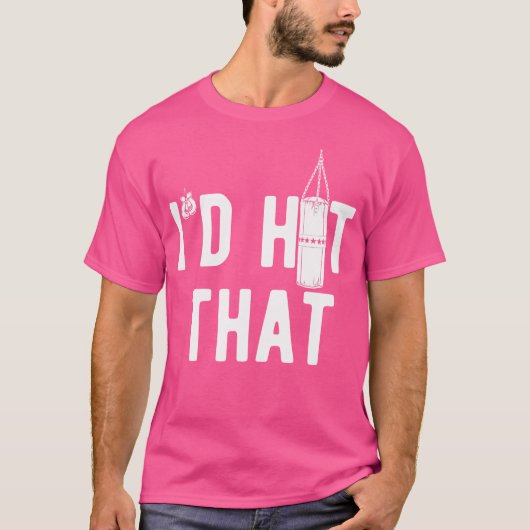 Grappige kickbokser kickboksers t-shirt (Voorkant)