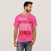 Grappige kickbokser kickbox t-shirt (Voorkant volledig)