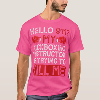 Grappige kickbokser kickbox t-shirt