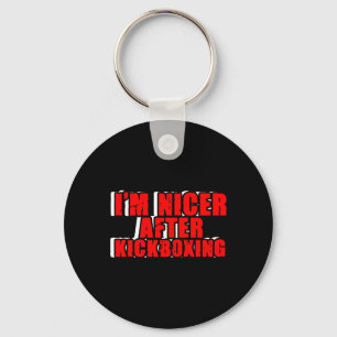 Grappige Kickboxer Vechtersport Kickboksen MMA Mar Sleutelhanger