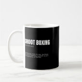 Grappige Kickboxing Enthusiast Dictionary Definiti Koffiemok (Links)