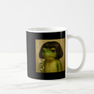 Grappige Kikker Bob Kapsel Roken Meme Voor Mannen Koffiemok