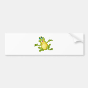 grappige kikker bumpersticker