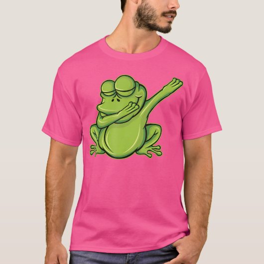Grappige kikker Dab Dabbing Frog T-shirt (Voorkant)