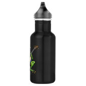 Grappige kikker die gitaar speelt waterfles (Rechts)