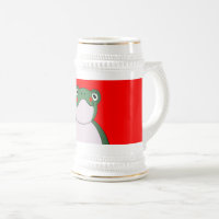 Grappige kikker Duitse Beer Stein Mok