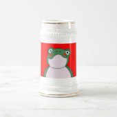 Grappige kikker Duitse Beer Stein Mok (Center)