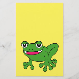 Grappige kikker flyer