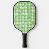 Grappige kikker gepersonaliseerde pickleball-paddl pickleball paddle (Voorkant)
