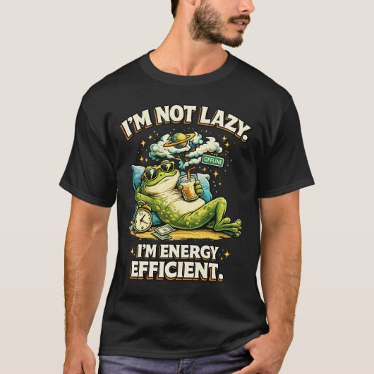 Grappige Kikker Illustratie T-shirt (Voorkant)