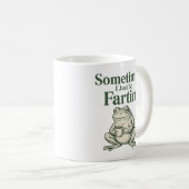 Grappige Kikker Meme Koffie Koffiemok (Voorkant rechts)