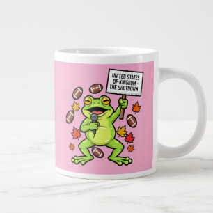 Grappige Kikker Meme Satire – Verenigde Staten van Grote Koffiekop
