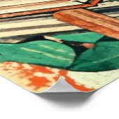 Grappige kikker op laptop | Uniek Dierenvriend Poster (Hoek)