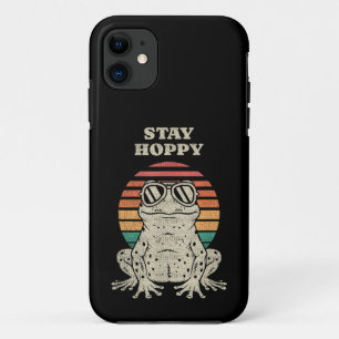 Grappige Kikker Pad Liefhebber Retro Vintage Desig Case-Mate iPhone Case
