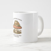 Grappige Kikker Paddenstoel Grote Koffiekop (Voorkant rechts)