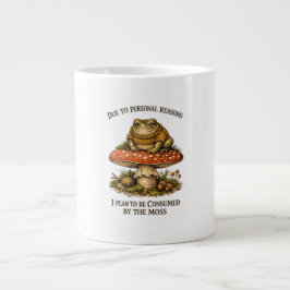 Grappige Kikker Paddenstoel Grote Koffiekop