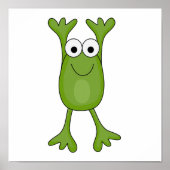 grappige kikker poster (Voorkant)
