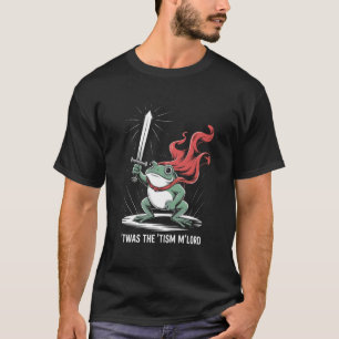 Grappige Kikker Ridder Zegt Autismestrijder Humor T-shirt