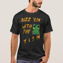 Grappige kikker rizz em met het tim t-shirt