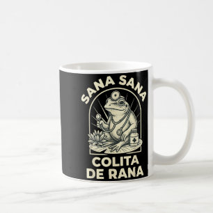 Grappige kikker Sana Sana Colita De Rana Schattige Koffiemok