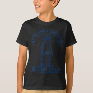 Grappige Kikker Slimme Kerel Vloeiende Geur Cowboy T-shirt