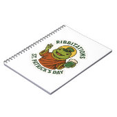 Grappige Kikker St.Patrick's Dag Notitieboek (Linkerzijde)