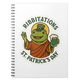 Grappige Kikker St.Patrick's Dag Notitieboek