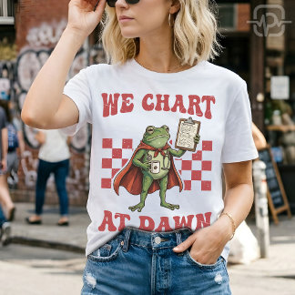 Grappige Kikker Verpleegster Wij Grafiek Bij Dager T-shirt