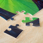 Grappige Kikker Zittend op een Lily Pad Legpuzzel (Zijkant)