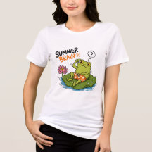 Grappige Kikker Zomer Brein|Dolle Kikker Cartoon
